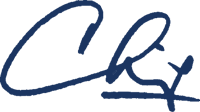 Chip signature blue png image