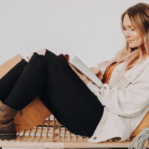 woman reading her bible and drinking coffee sacred rhythm of God's Word