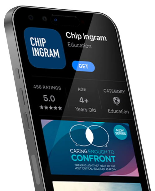 Chip Ingram app phone mockup